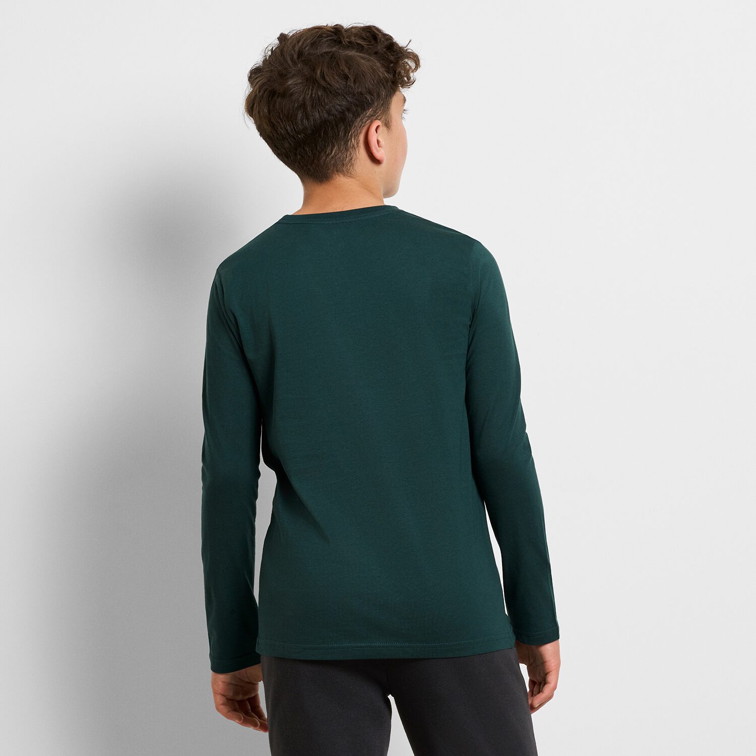 PUMA Big Kid Boys Crew Neck Long Sleeve Regular Fit Graphic T-Shirt