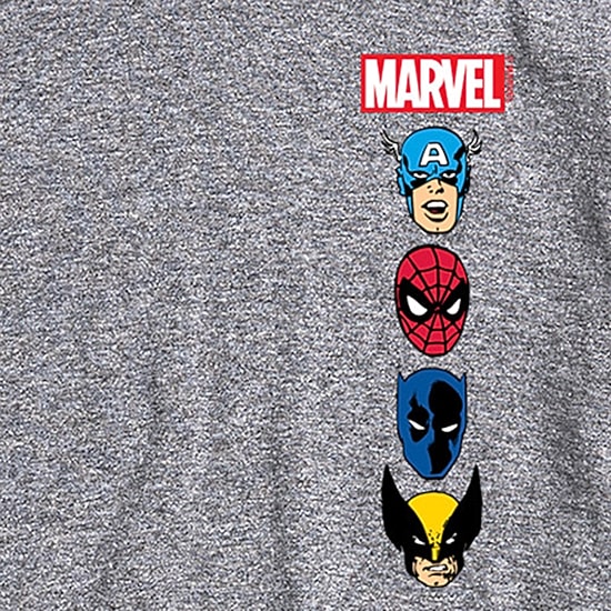 Mens Crew Neck Short Sleeve Regular Fit Black Panther Captain America Marvel Big and Tall Graphic T-Shirt