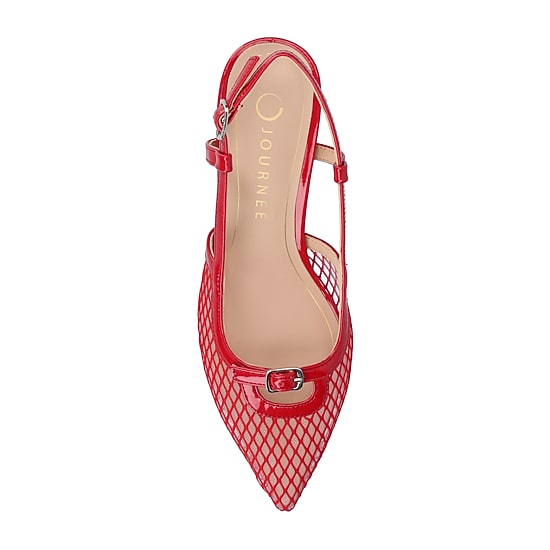 Journee Collection Padma Womens Pointed Closed Toe Kitten Heel Pumps
