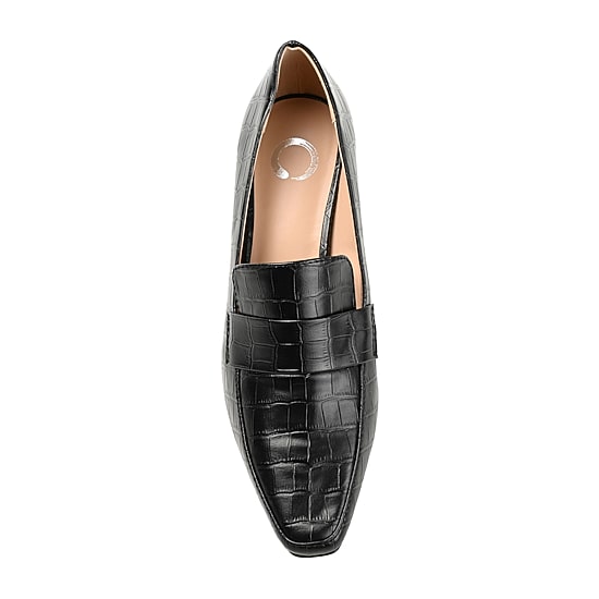 Journee Collection Celina Womens Square Closed Toe Kitten Heel Pumps