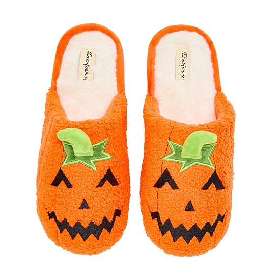Dearfoams Halloween Womens Slip-On Slippers
