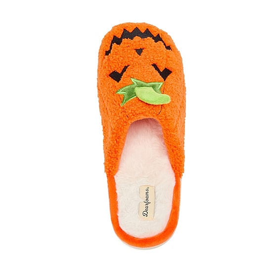 Dearfoams Halloween Womens Slip-On Slippers