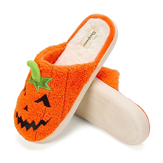 Dearfoams Halloween Womens Slip-On Slippers