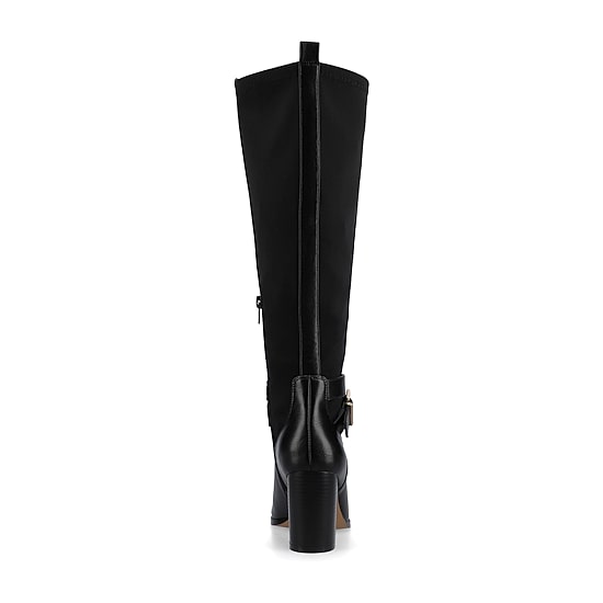 Journee Collection Womens Stacked Heel Dress Boots