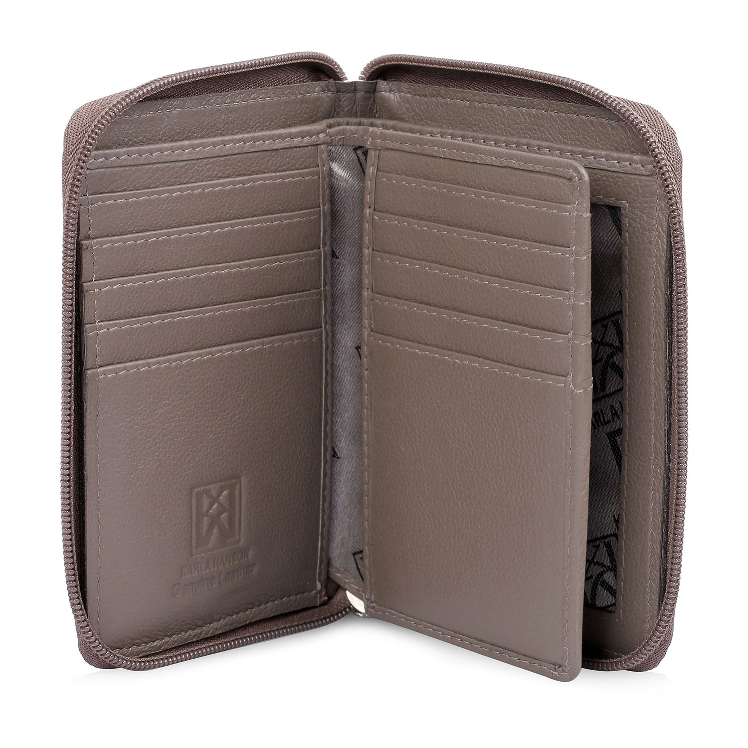 Karla Hanson Womens RFID Blocking Zip Around Wallet