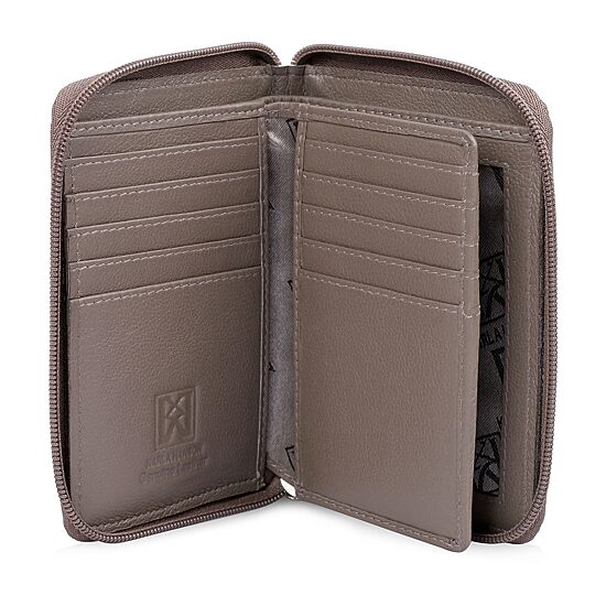 Karla Hanson Womens RFID Blocking Zip Around Wallet