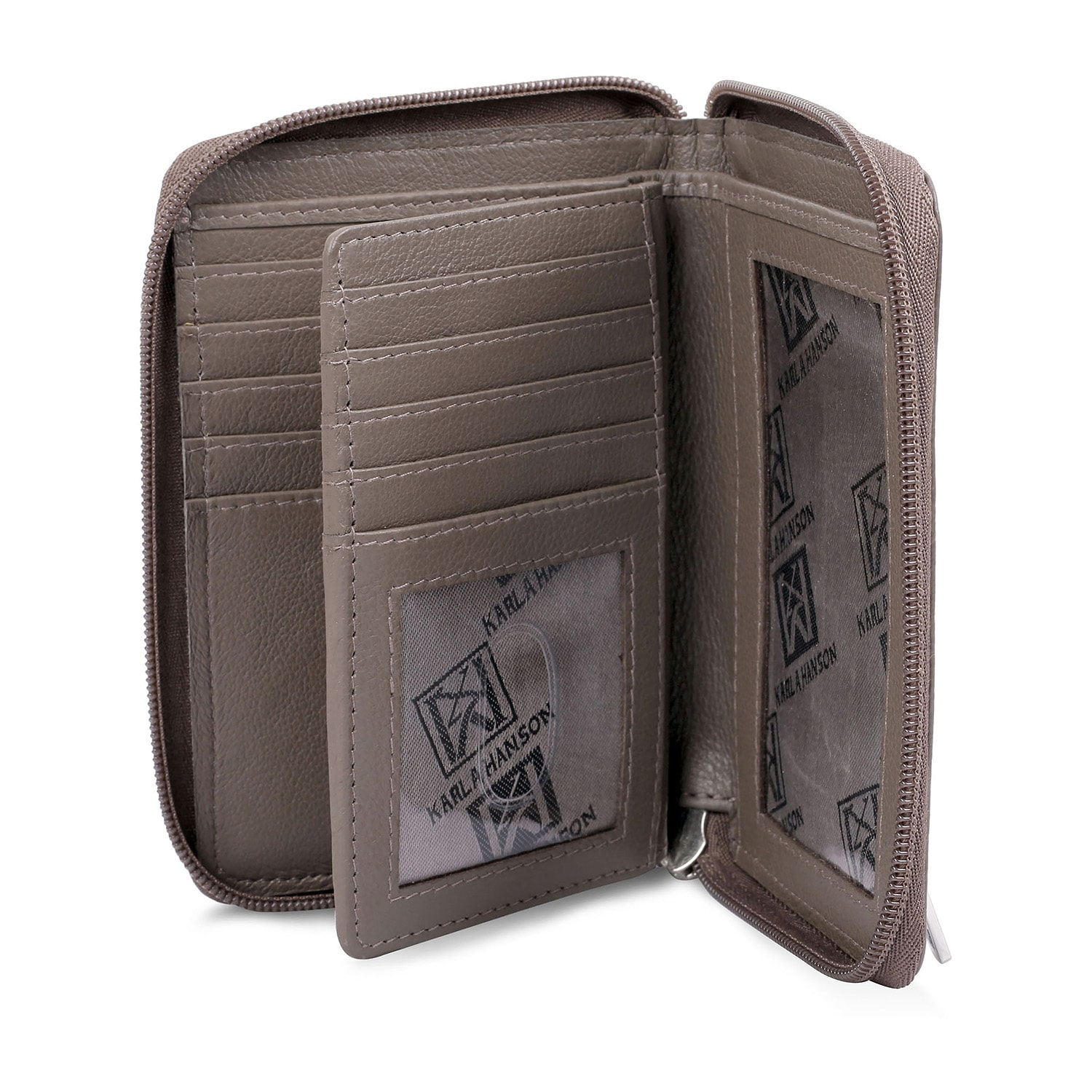 Karla Hanson Womens RFID Blocking Zip Around Wallet