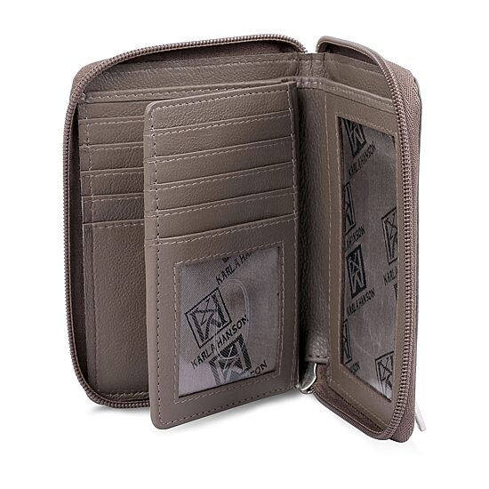 Karla Hanson Womens RFID Blocking Zip Around Wallet