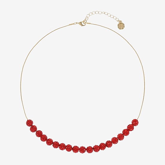 Monet Jewelry Frontal Womens 17 Inch Collar Necklace