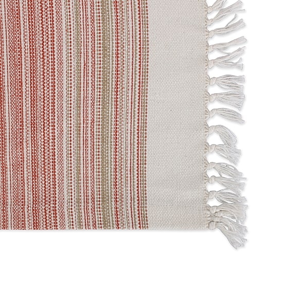 Design Imports Striped Fringed 6-pc. Placemat