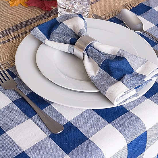 Design Imports Buffalo Check 6-pc. Napkins