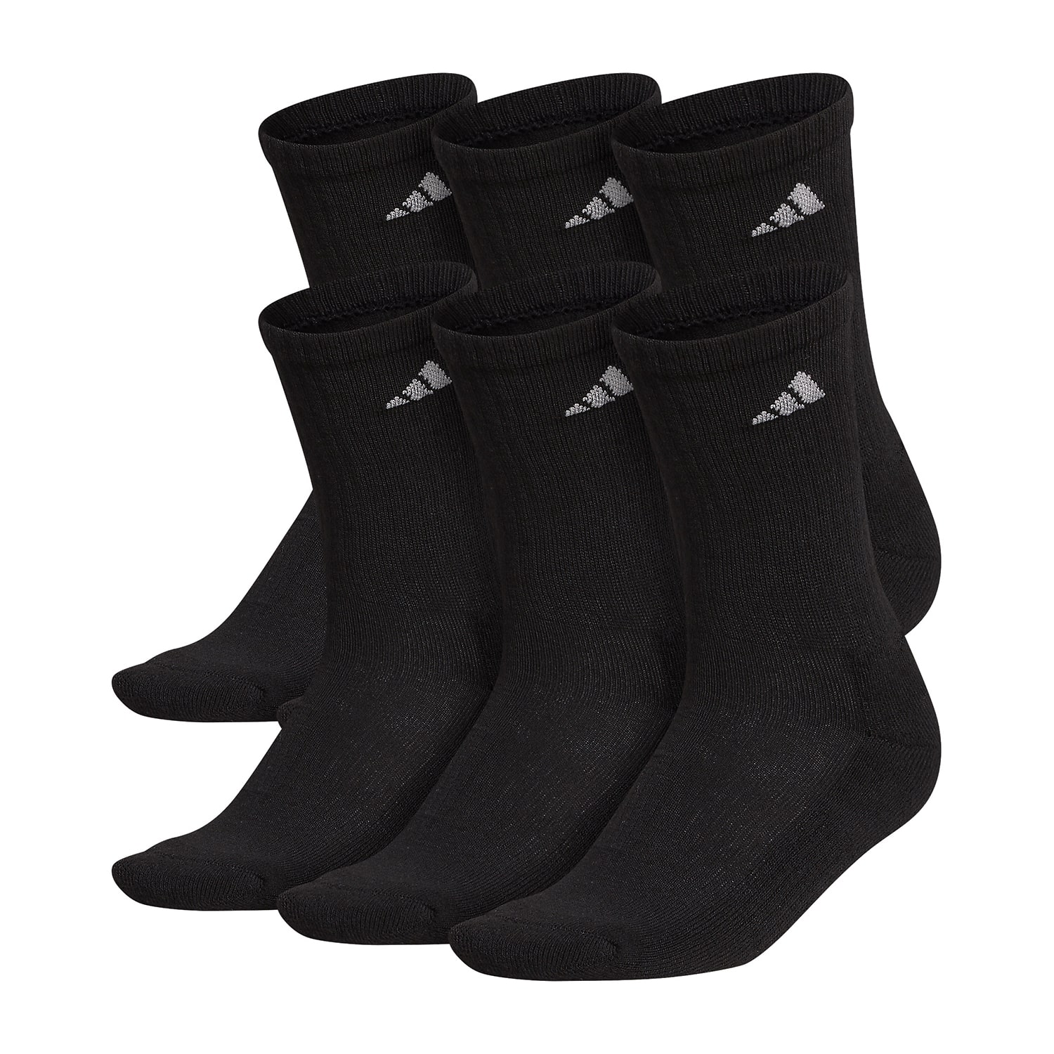 adidas Cushioned Womens 6 Pair Crew Socks