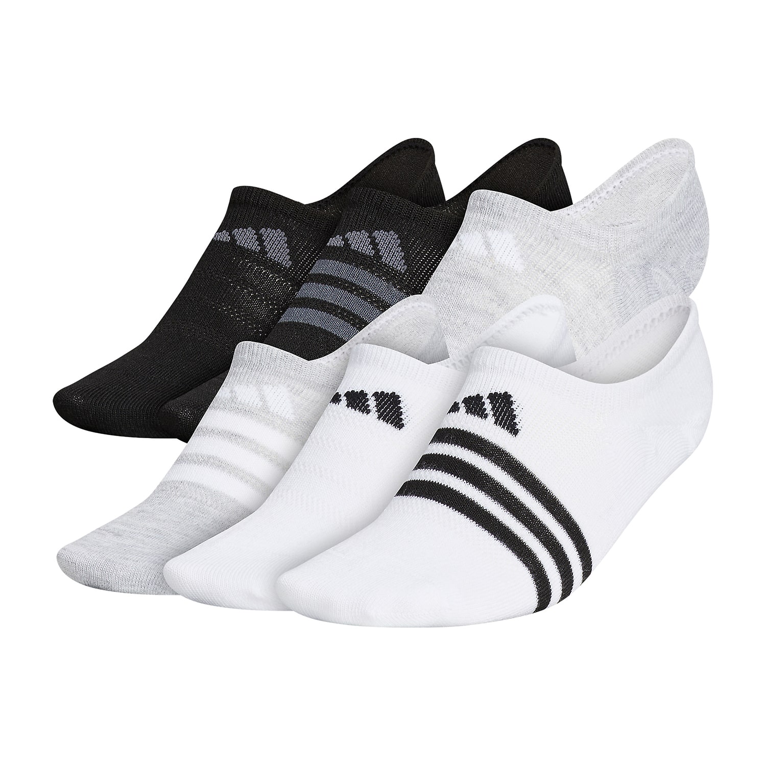 adidas Superlite Womens BREATHABLE Multi-Pack 6 Pair Liner Socks