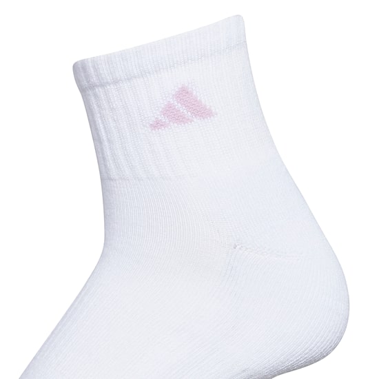 adidas Cushioned Womens 6 Pair Quarter Ankle Socks