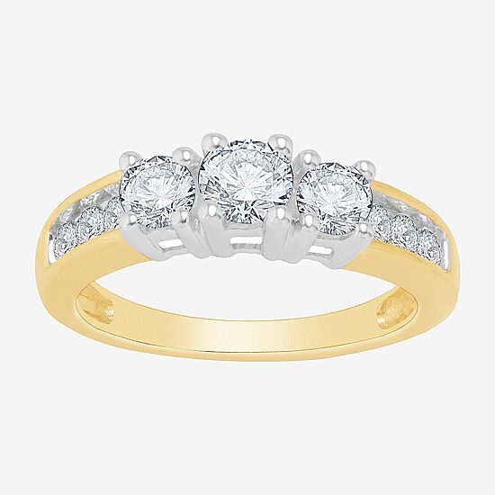Love Lives Forever™ Natural Diamond 3-Stone Ring