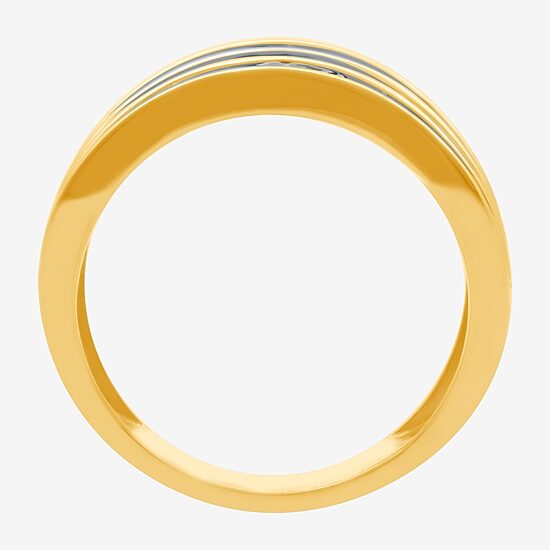 Womens 1 CT. T.W. Natural White Diamond 10K Gold Anniversary Band