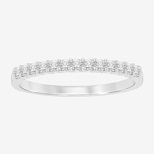 MODERN BRIDE Deluxe Collection 1/4 CT.T.W. Natural Diamond 14K Gold Band, 9, White