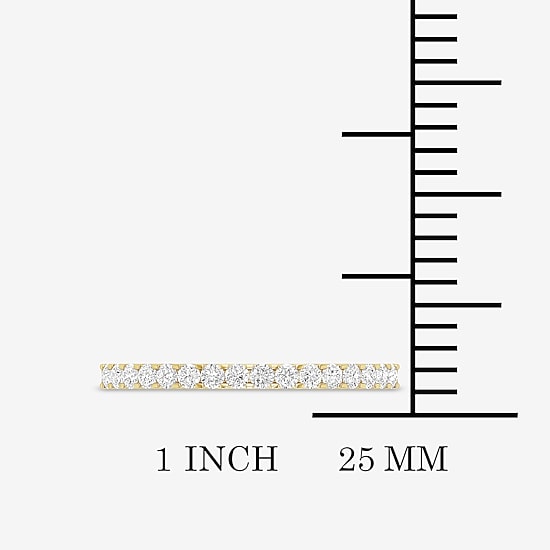 1/7 CT.T.W. Natural Diamond 10K or 14K Gold Band Ring