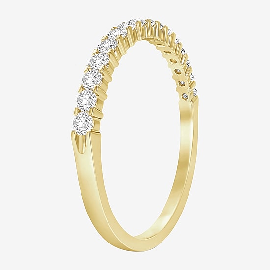 1/7 CT.T.W. Natural Diamond 10K or 14K Gold Band Ring