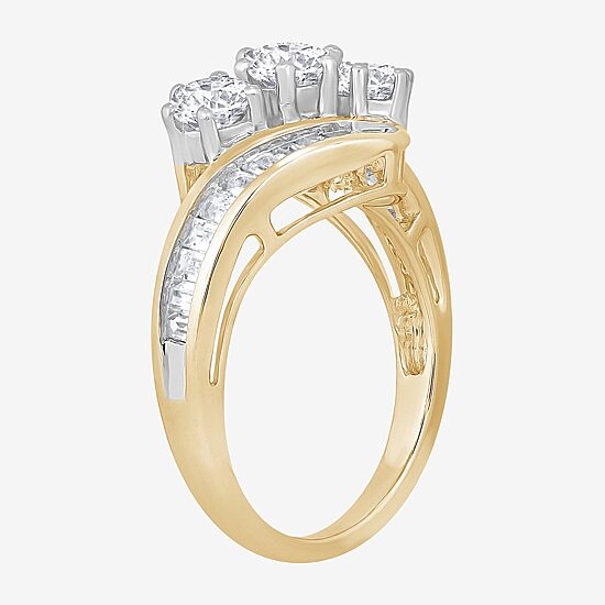 Love Lives Forever™ 1½ CT.T.W. Natural Diamond 10K Gold 3-Stone Ring