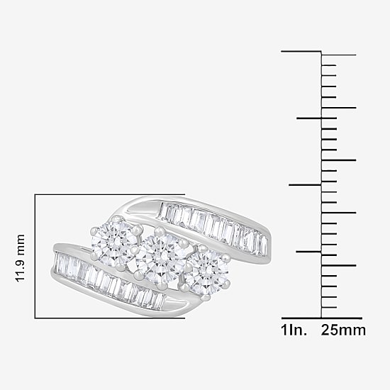 Love Lives Forever™ 1½ CT.T.W. Natural Diamond 10K Gold 3-Stone Ring