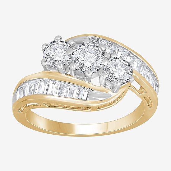 Love Lives Forever™ 1½ CT.T.W. Natural Diamond 10K Gold 3-Stone Ring