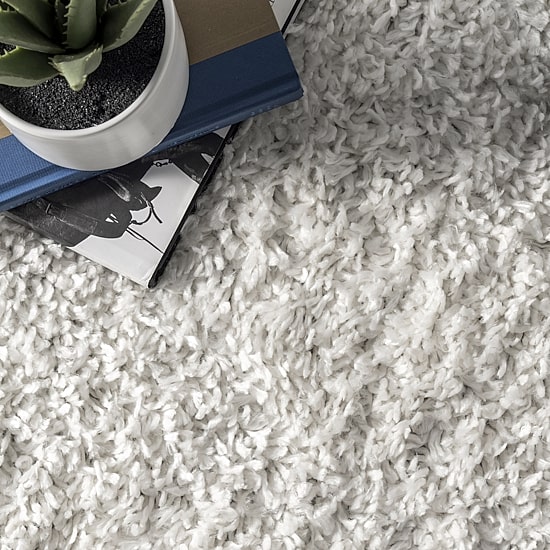 Nuloom Kara Solid Shag Indoor Rectangular Accent Rug