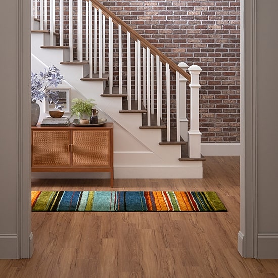 Mohawk Home Rainbow Stripe Indoor Rectangular Runner
