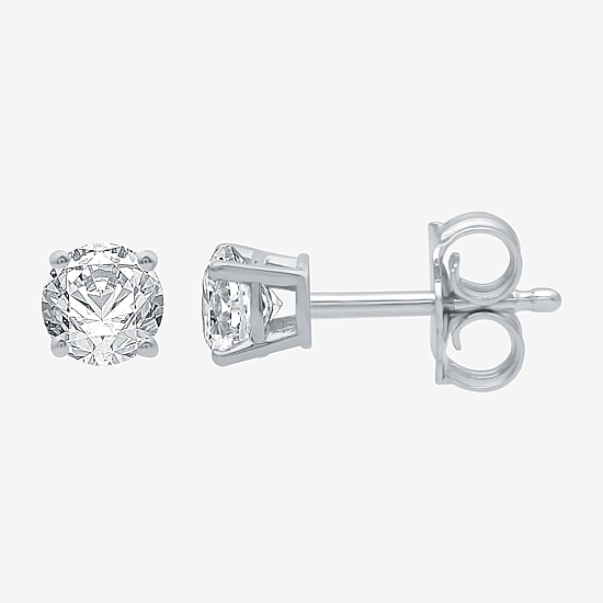 Ever Star 3/4 CT. T.W. Lab-Grown  (G / SI1-SI2) Diamond 10K or 14K Gold Round Stud Earrings