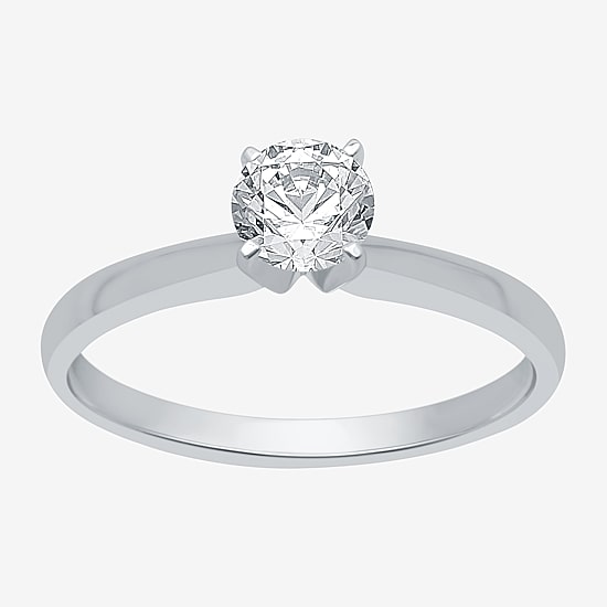 Classic Collection 1/2 CT. Lab-Grown (G / SI1-SI2) Diamond Round Solitaire Engagement Ring in 10K or 14K Gold