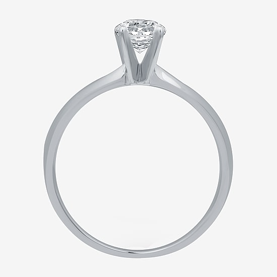 Classic Collection 1/2 CT. Lab-Grown (G / SI1-SI2) Diamond Round Solitaire Engagement Ring in 10K or 14K Gold