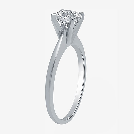 Classic Collection 1 CT. Natural Diamond Round Solitaire Engagement Ring in 10K Gold