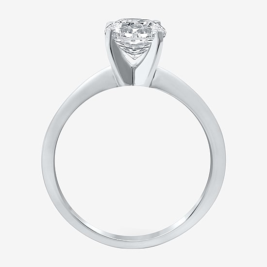1 1/4 CT. Lab-Grown (G / SI2) Diamond Round Solitaire Engagement Ring In 14k Gold