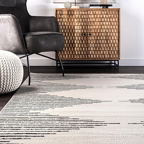 Nuloom Romina Stripes Diamond Indoor Rectangular Accent Rug