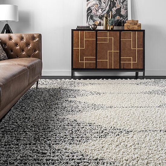 Nuloom Sqbria Striped Indoor Square Area Rug