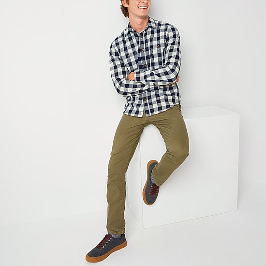 mutual weave Stretch 5 Pocket Mens Slim Fit Pant