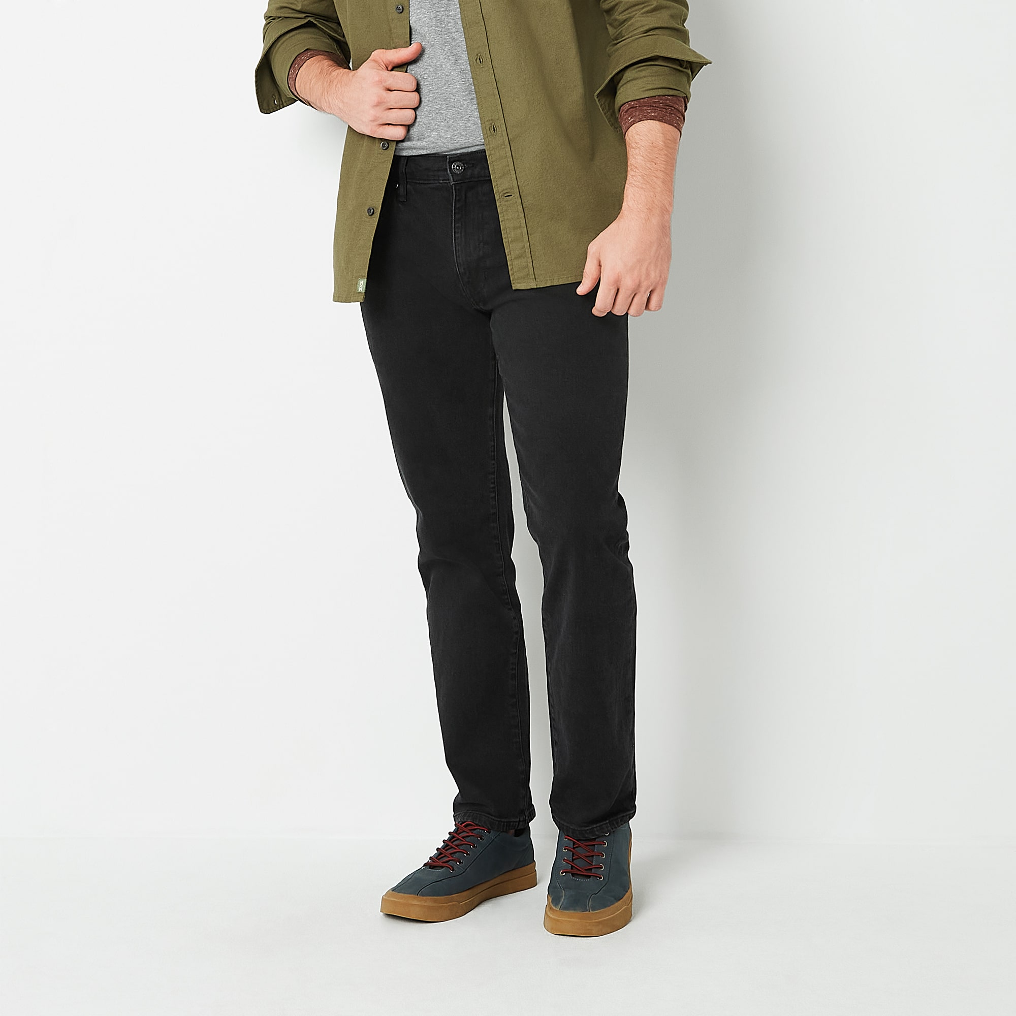 mutual weave Mens Stretch Bootcut Jean