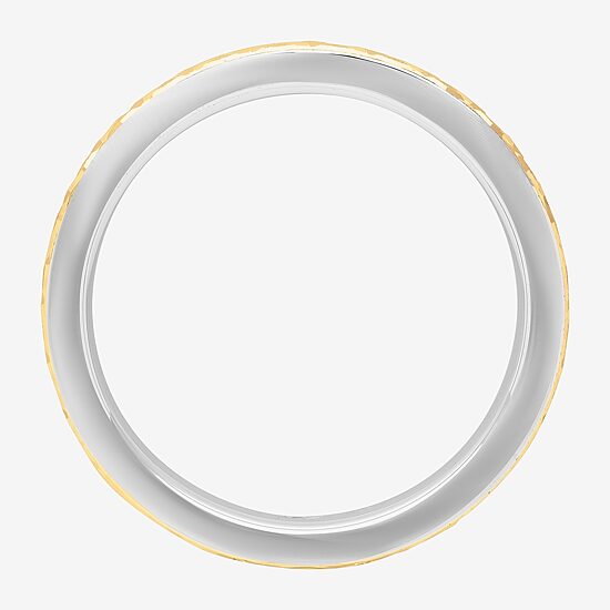 Mens 5MM Sterling Silver Wedding Band