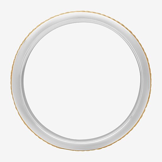 Mens 6MM Sterling Silver Wedding Band