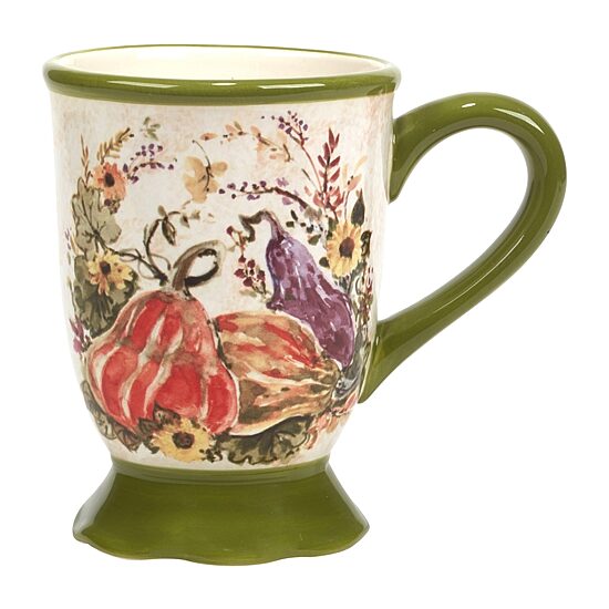 Certified International Harvest Morning 4-pc. Holiday Coffee Mug