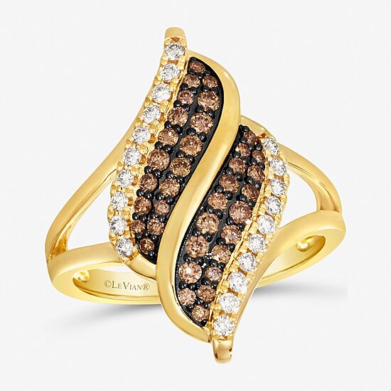 Le Vian® Ring featuring Chocolate Diamonds® Nude Diamonds™ set in 14K Honey Gold™