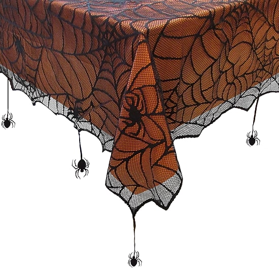 Threadmade Crawling Halloween 60x84 Tablecloth