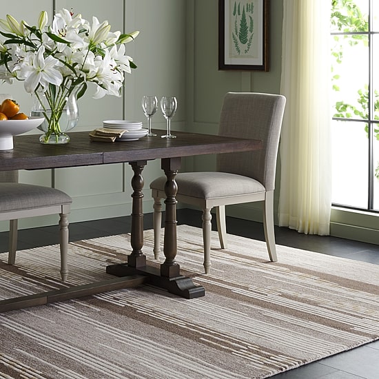 Martha Stewart Edna Stripe Hand Tufted Indoor Rectangular Area Rug