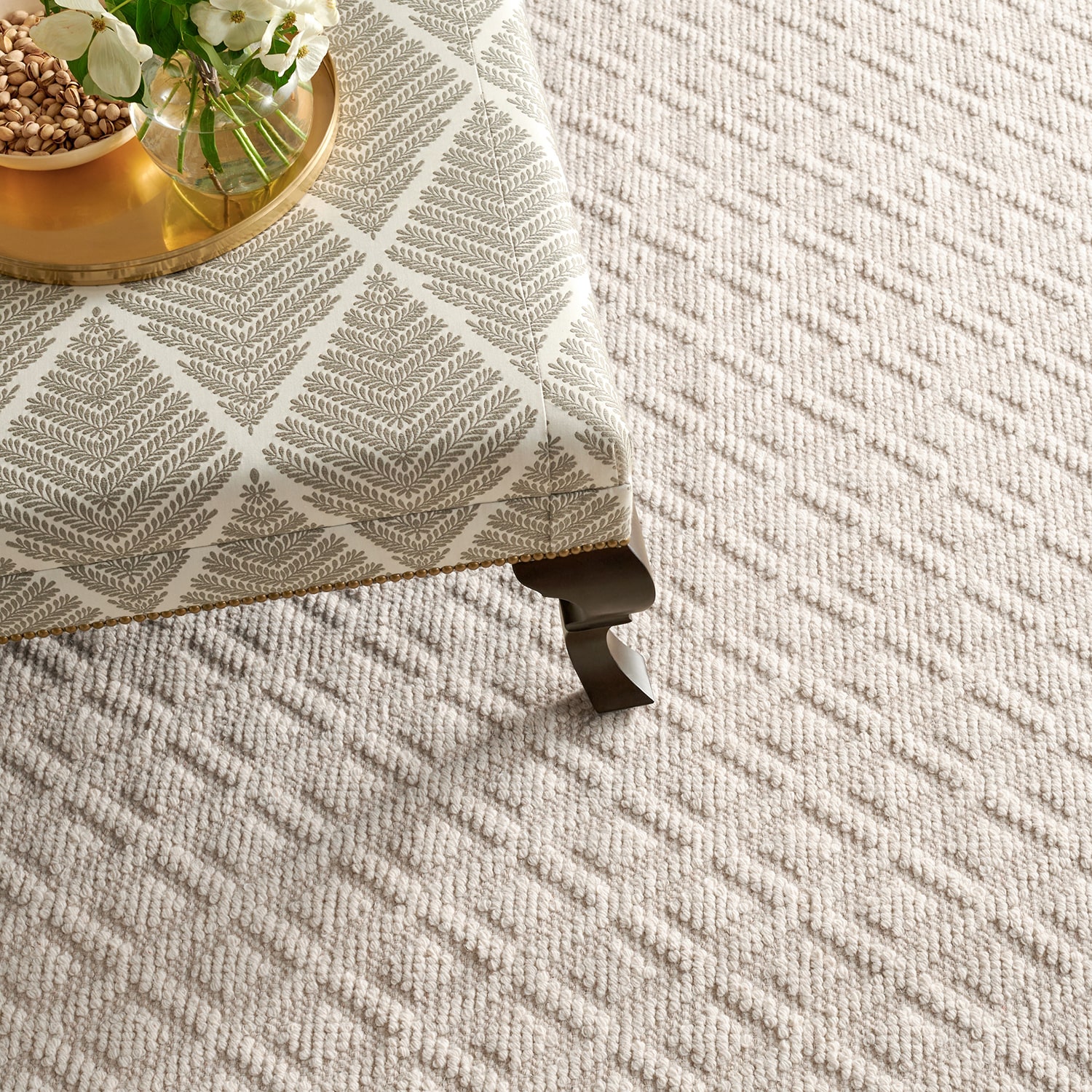 Martha Stewart Lyla Geometric Woven 6' X 6' Indoor Round Area Rug