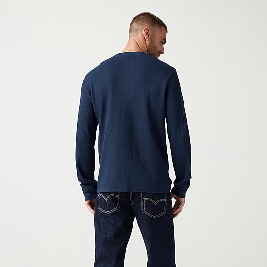 Levi's® Mens Crew Neck Long Sleeve Regular Fit Thermal Top