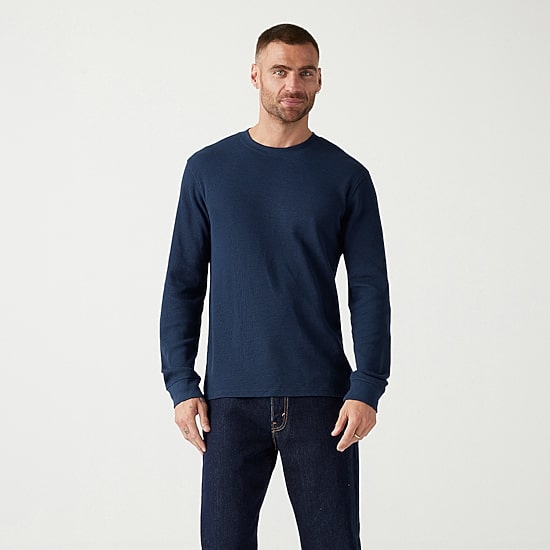 Levi's® Mens Crew Neck Long Sleeve Regular Fit Thermal Top