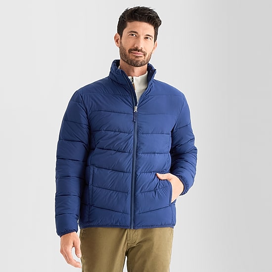 St. John's Bay Mens Water Resistant Midweight Puffer Jacket