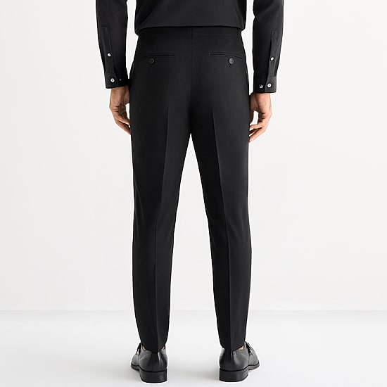J. Ferrar Ultra Comfort Crop Ankle Mens Slim Fit Tuxedo Pant
