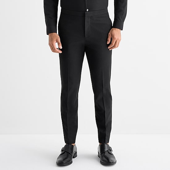 J. Ferrar Ultra Comfort Crop Ankle Mens Slim Fit Tuxedo Pant