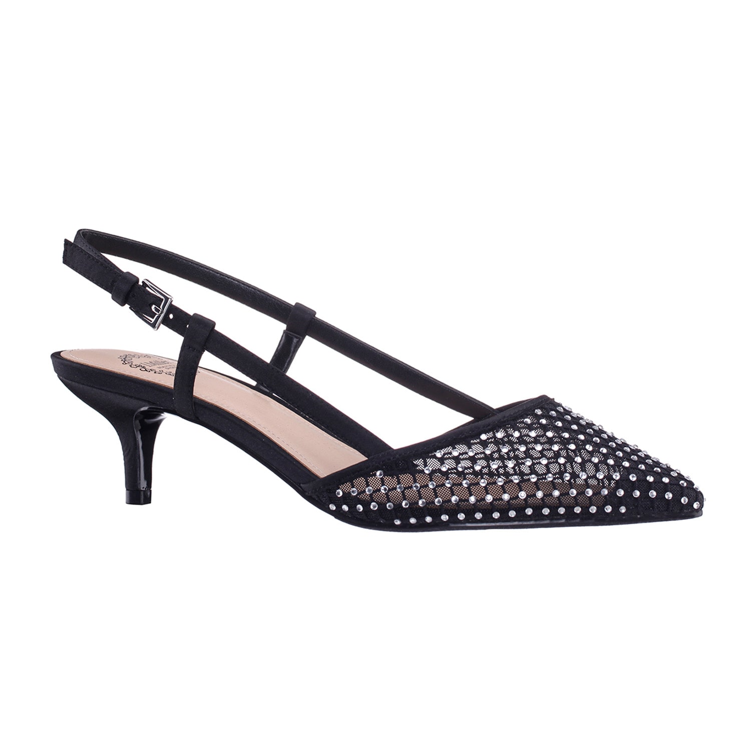 I. Miller Sama Womens Pointed Closed Toe Kitten Heel Pumps